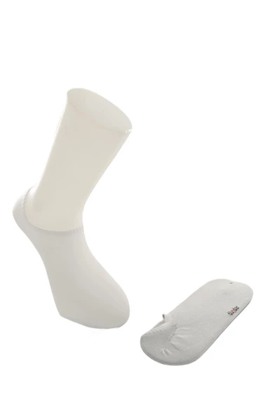 Dündar Erkek Plus Dikişsiz Kokulu Bambu Sneaker Görünmez Çorap - Resim 4