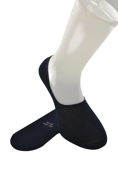 Dündar Erkek Plus Topuk Destek Silikonlu Dikişsiz Kokulu Bambu Babet Çorap - 3