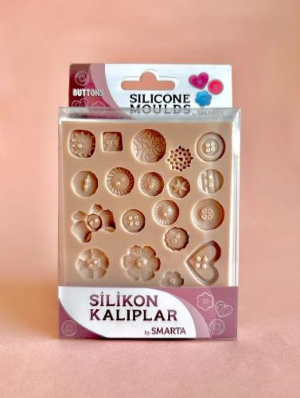 Smarta Silikon Kalıp-Düğmeler