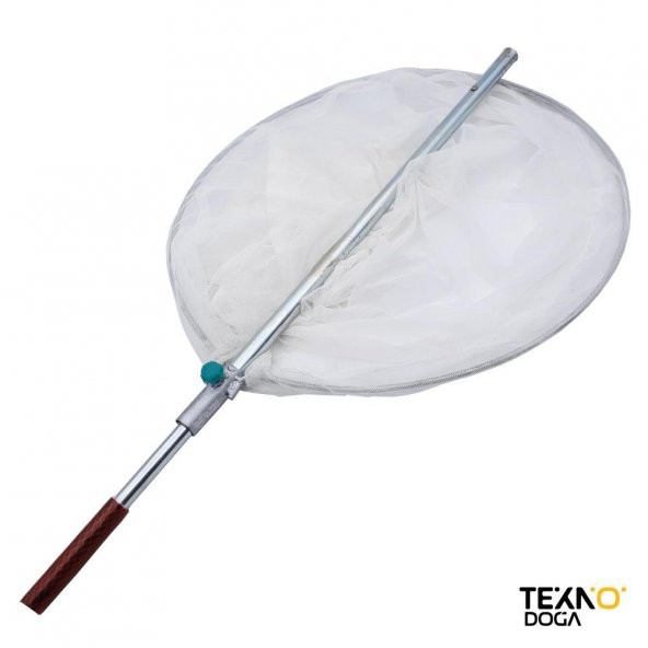 TAMSET 40x60 Teleskobik Balık Avı Kepçesi Metal Saplı Beyaz - 2