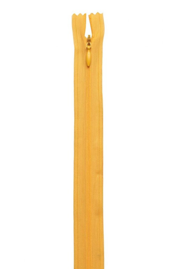 Gizli Elbise Fermuarı 20 Sarı 50 cm