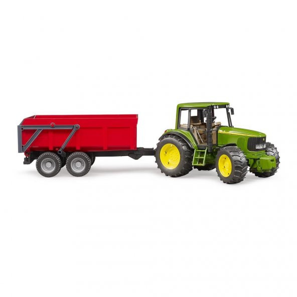 Bruder John Deere 6920 Traktör+ Kırmızı Römork 02057 - 2
