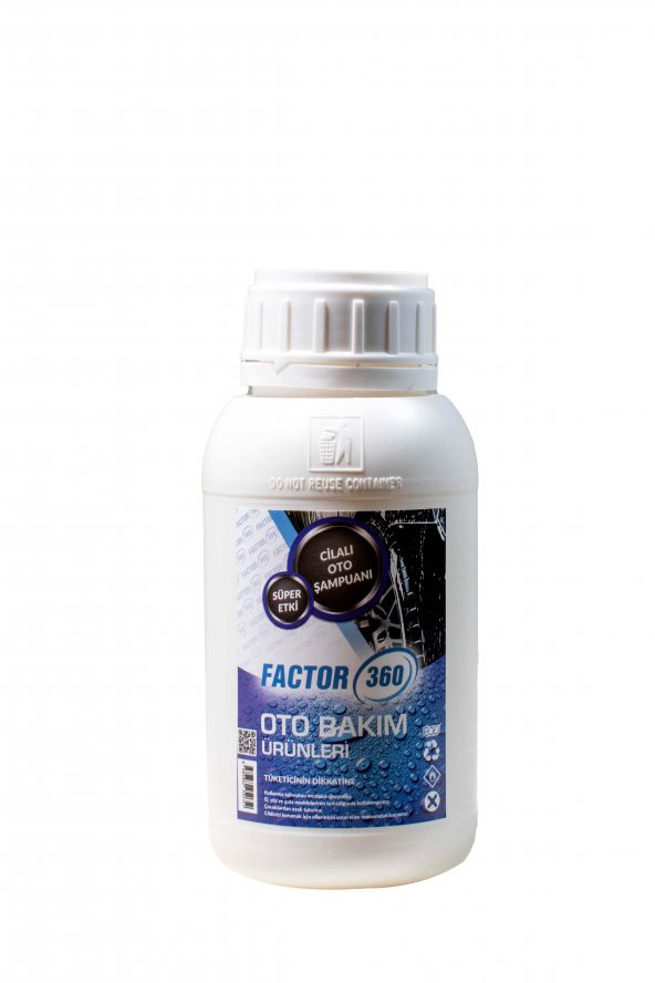 Factor360 Cilalı Oto Şampuanı 500 ML
