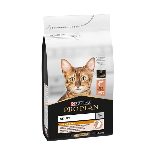 Pro Plan Elegant Derma Care Hassas Deri Somonlu Yetişkin Kedi Maması 1.5kg