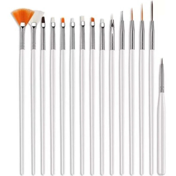 FIRÇA SET BEYAZ 15 PARÇA