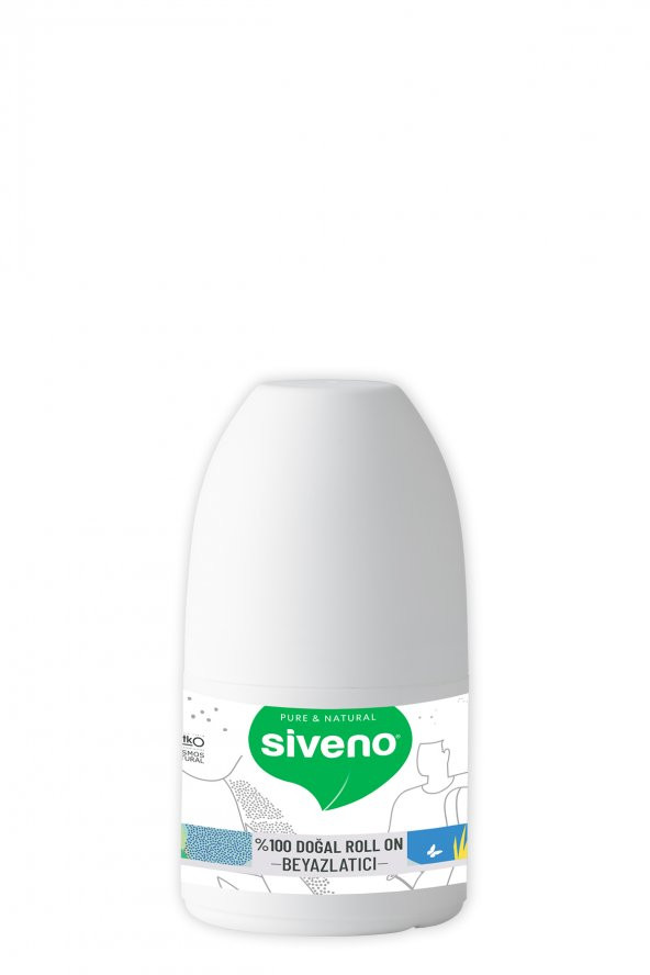 Siveno %100 Doğal Roll-On Beyazlatıcı Etkili Deodorant Ter Kokusu Önleyici Bitkisel Lekesiz Vegan 50 ml - 2