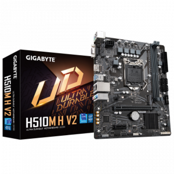GIGABYTE H510M H V2 DDR4 3200Mhz HDMI M.2 mATX 1200p