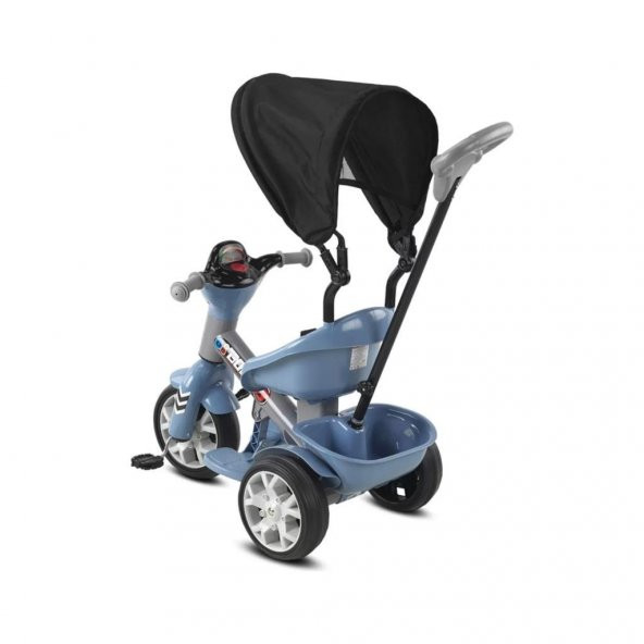 Babyhope Bobo Speed Tenteli Bisiklet Mavi Gri 03012145, Çocuk Bisikleti - 2