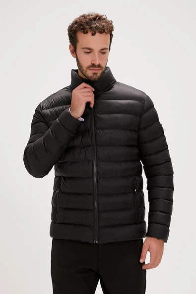 Bad Bear BOSS PUFFER JACKET Erkek Mont Siyah S-XXL - 3