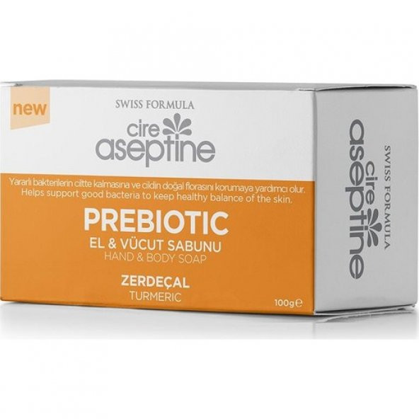 Cire Aceptine Cire Aseptine Prebiotic El Ve Vücut Sabunu 100 Gr- Zerdeçal