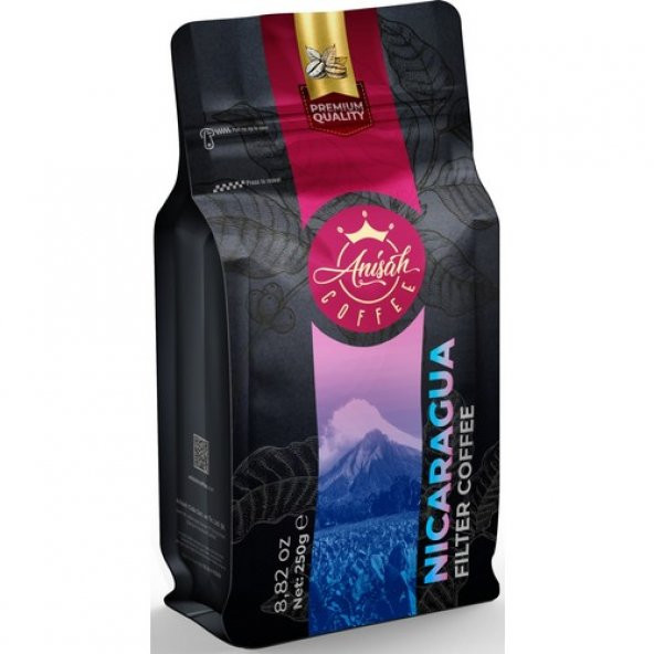 ANİŞAH FİLTRE KAHVE NICARAGUA-ÇEKİRDEK 250 GR