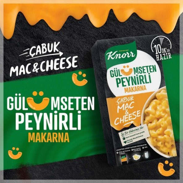 Knorr Çabuk Mac And Cheese Peynirli Makarna 212 gr - 3