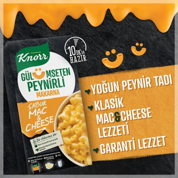 Knorr Çabuk Mac And Cheese Peynirli Makarna 212 gr - 4