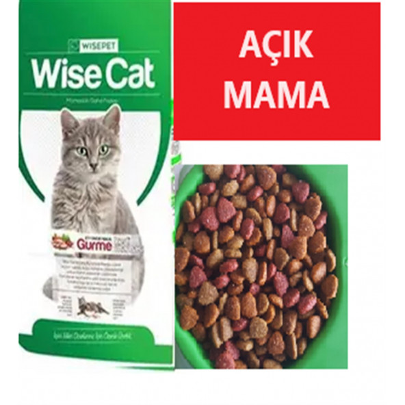 WİSECAT GURME AÇIK KEDİ MAMASI 1 KG