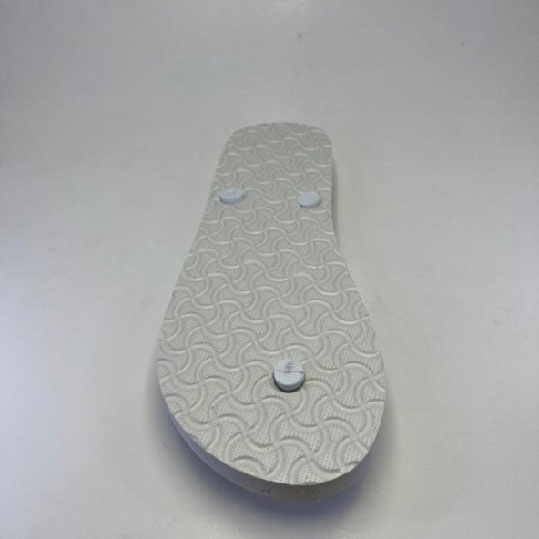 25 Adet Parmak Arası Beyaz Erkek Terlik Eva Taban 14 mm  Flip Flop 44 Numara - 4