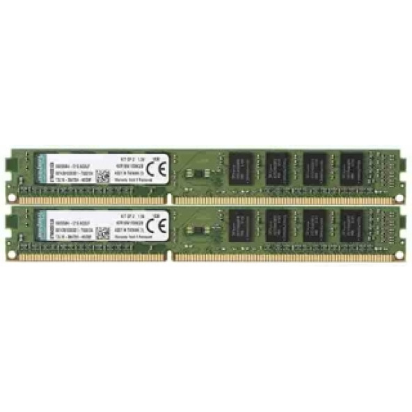 Kingston ValueRAM 8GB Kit (2x4GB) 1600MHz DDR3 CL11 DIMM KVR16N11S8K2/8 MASAÜSTÜ RAM BELLEK - 2