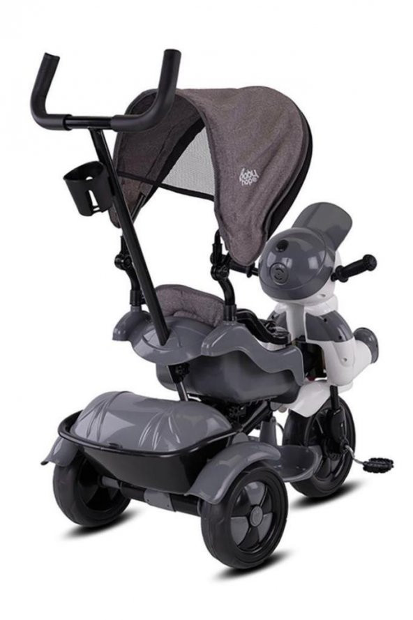 Babyhope Yupi Triycle Üç Tekerlikli Bisiklet Gri 03012560 - 2