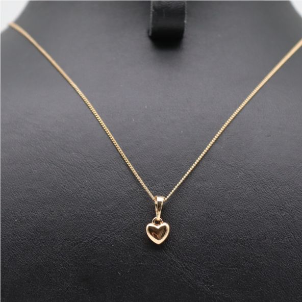 Minimal Kalp Kolye Gold - 2