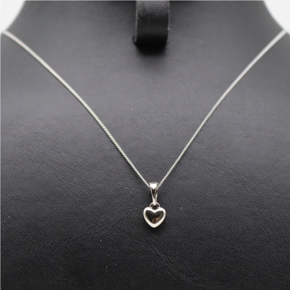 Minimal Kalp Kolye Silver - 2