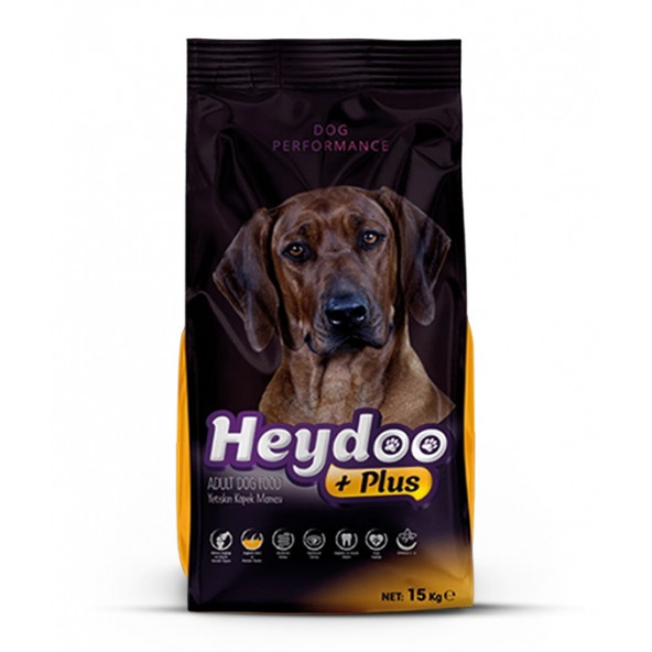 Heydoo-Yetişkin Plus Köpek Maması 15Kg.