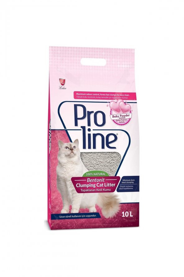 Proline Bentonit Parfümlü Kedi Kumu 10 Lt
