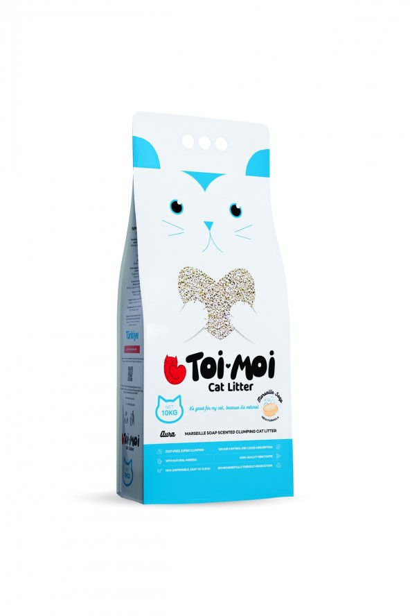 Marsilya Sabunu Kokulu Kedi Kumu 10 KG - Toi Moi Sodyum Bentonit