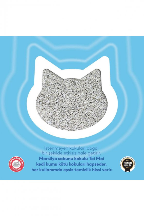 Marsilya Sabunu Kokulu Kedi Kumu 10 KG - Toi Moi Sodyum Bentonit - 3