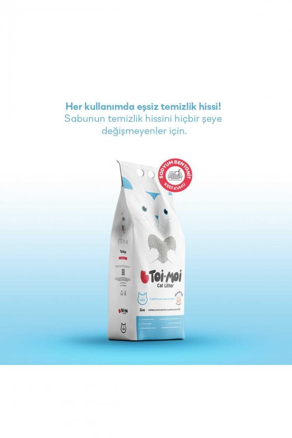 Marsilya Sabunu Kokulu Kedi Kumu 10 KG - Toi Moi Sodyum Bentonit - 4