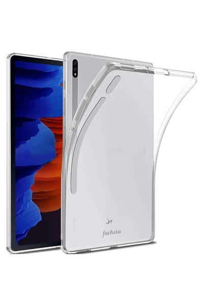 Galaxy Tab S9 11 inç Uyumlu Silikon Yumuşak Darbeye Dayanıklı Şeffaf Antişok Kapak ürün görseli 1