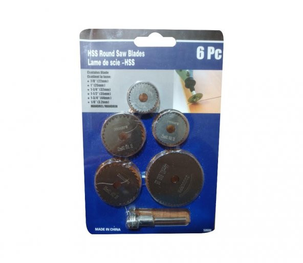 BN5 6 Parça Dremel Gravür Uç Takım Daire Testere Hss Kesici Disk - 3