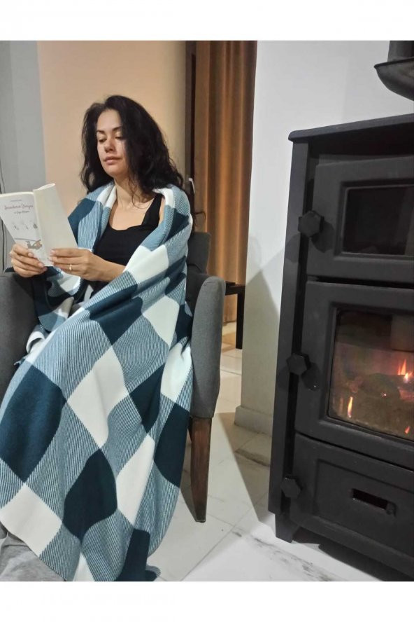 Polar TV Battaniyesi, Tek Kişilik Battaniye, Kareli Battaniye - 1