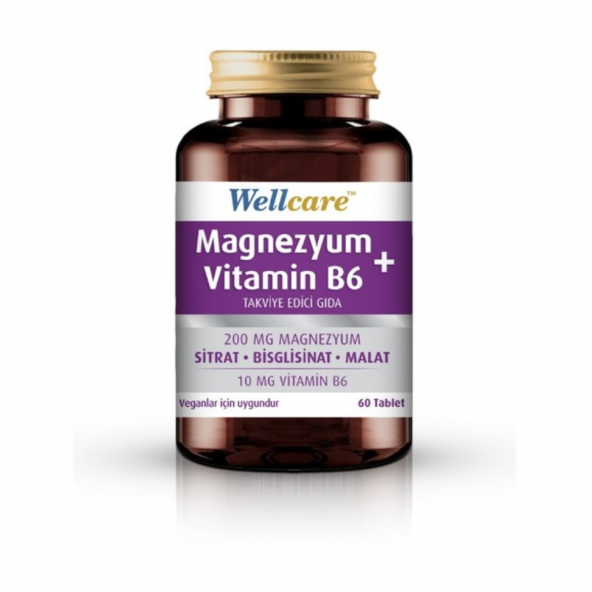 Wellcare Magnezyum + Vitamin B6 30 Tablet ürün görseli