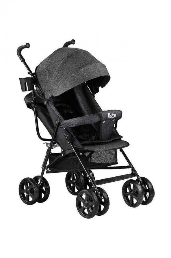 Babyhope Sa-7 Tam Yatar Baston Bebek Arabası Siyah 04SA750