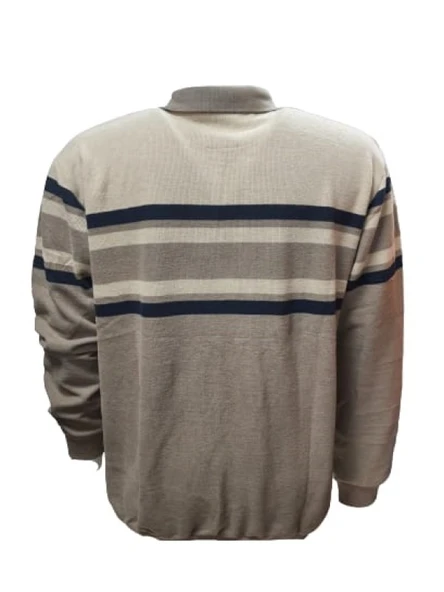 Rey Polo R01229 Erkek Basic Büyük Beden Selanik Sweatshirt - Resim 4