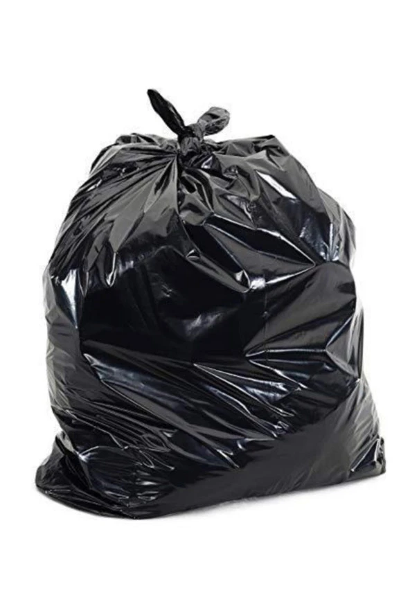 GNR Endüstriyel Jumbo Çöp Torbası Poşeti - 2 Kat - Siyah - 500 Gr. - 80x110 Cm. -10x20 Rulo / Koli - 4