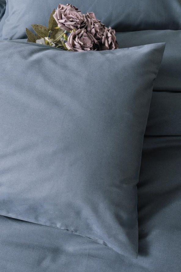 Cotton Box Plain Antrasit Tek Kişilik Ranforce Nevresim Takımı - Resim 2