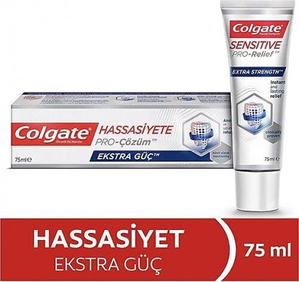 Colgate Hassasiyete Pro-Çözüm Ekstra Güç Diş Macunu 75ml - 1