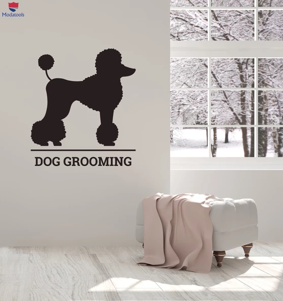 Köpek Bakımı Dekorasyon Duvar Sticker Pet Güzellik Salonu Kaniş Çıkartmaları