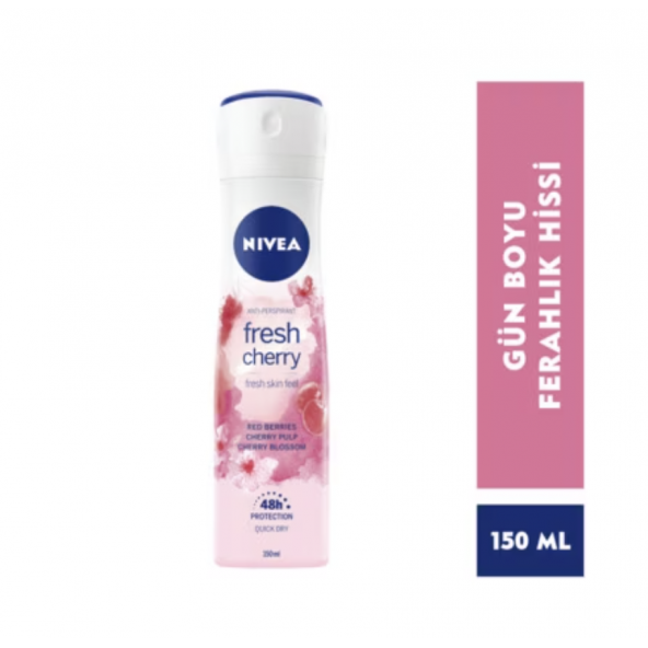 Nivea Fresh Cherry Sprey Deodorant 150 ml