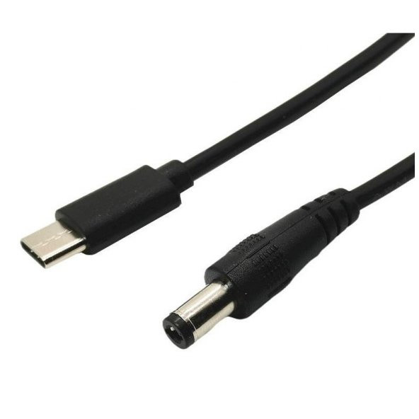 Type C To Dc 12V Pd 5.5 2.5mm Adaptör Çevirici Power Şarj Kablosu