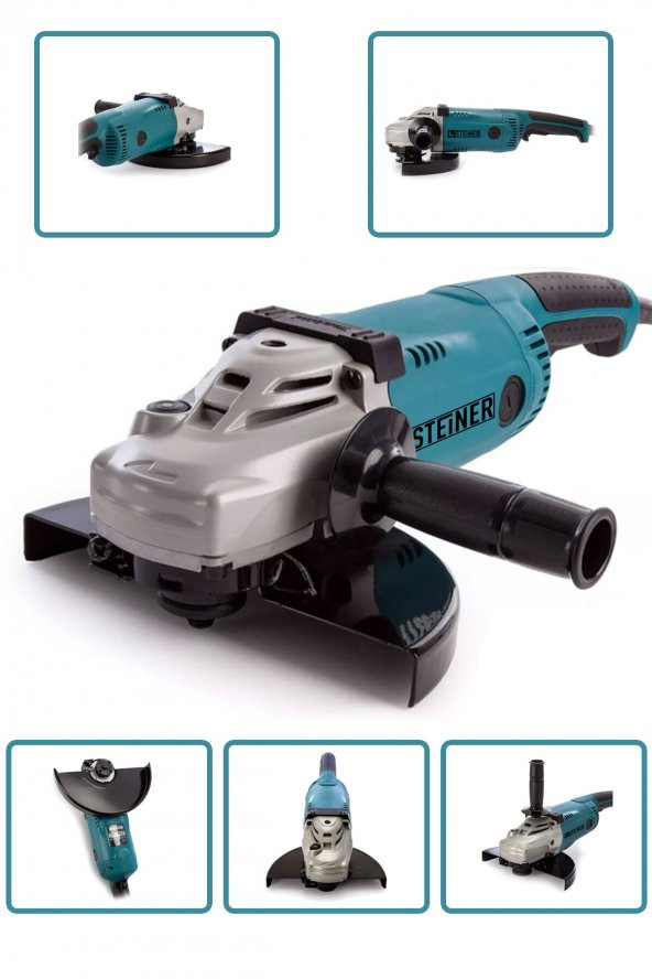 STEİNER Germany Technology 3600 Watt Tam Professional Büyük Taşlama Demir Kesme Makinesi 180 Mm - 1