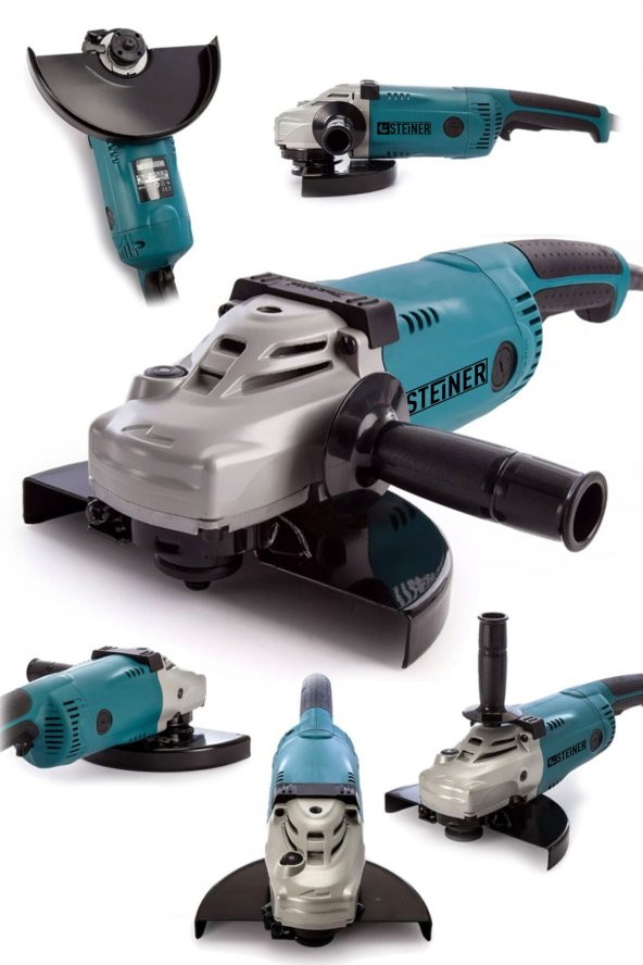 STEİNER Germany Technology 4000 Watt Tam Professional Büyük Taşlama Demir Kesme Makinesi 180 Mm