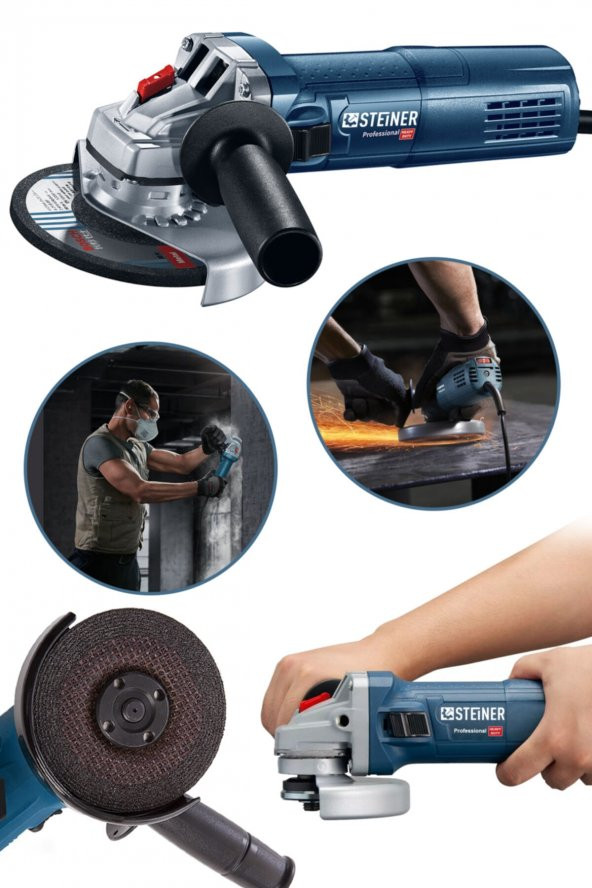 STEİNER Germany Technology 2600 Watt Professional Bakır Sargılı Avuç Içi Spiral Taşlama Makinesi - 2