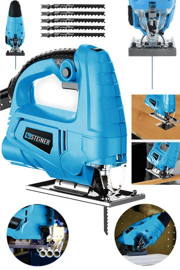 STEİNER Alman 4000 W Sjs Metal Şanzuman 6 Kademe Devirli Bakır Sargili Dekupaj Testere Makinesi 5uç ürün görseli