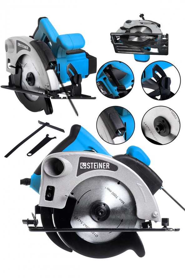 STEİNER Alman Gt Blue 5008 Metal Şanzuman Lazerli Daire Testere Sunta Kesme Makinesi 45 Açılı Kesim