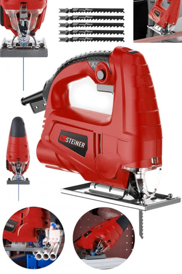 STEİNER Alman 4000 W Sjs Metal Şanzuman 6 Kademe Devirli Bakır Sargili Dekupaj Testere Makinesi - 2