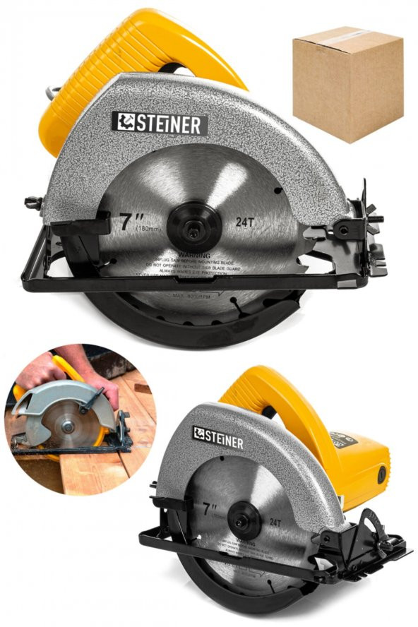 STEİNER Germany Technology 3200 Watt Srı Sjs Metal Şanzıman Sunta Kesme Daire Testere Makinesi 185mm