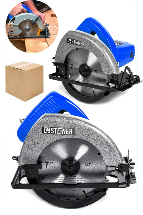 STEİNER Germany Technology 3000 Watt Mvi Sjs Metal Şanzıman Sunta Kesme Daire Testere Makinesi 185mm