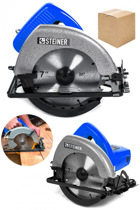 STEİNER Germany Technology 3000 Watt Mvi Sjs Metal Şanzıman Sunta Kesme Daire Testere Makinesi 185mm - 2