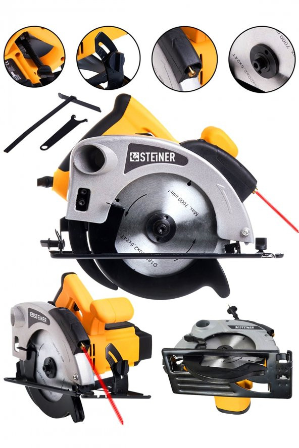 STEİNER Alman Gt Yellow 5008 Metal Şanzuman Lazerli Daire Testere Sunta Kesme Makinesi 45 Açılı Kesim - 2